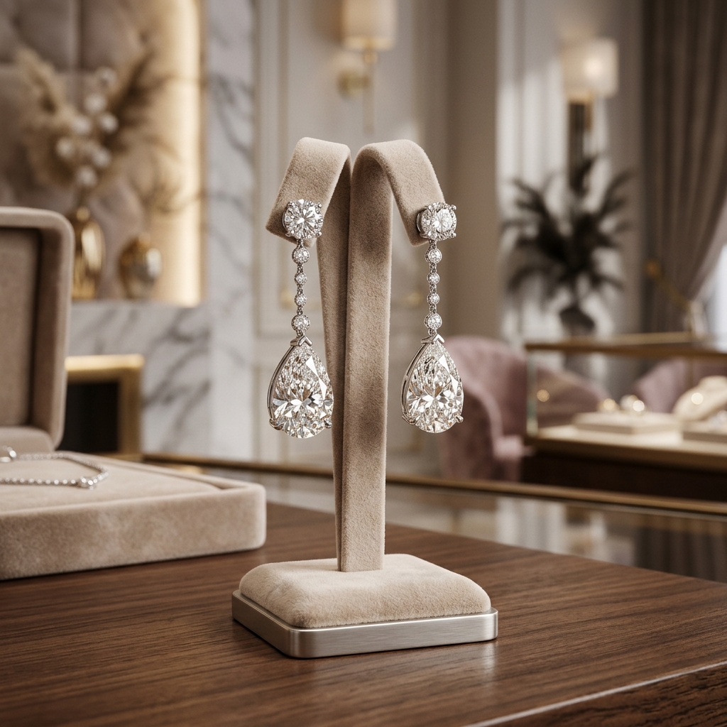 CrownCarat drop earring collection